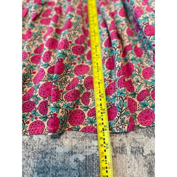 Natural Life Anna Tiered Pink Puff Floral Sleeveless Mini Dress XS Pockets Boho - Picture 6 of 7